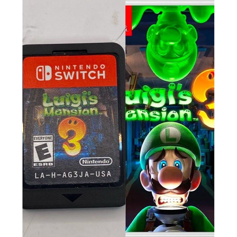 Luigi's Mansion 3 (Nintendo Switch) Authentic Cartridge Cart Only - Tested